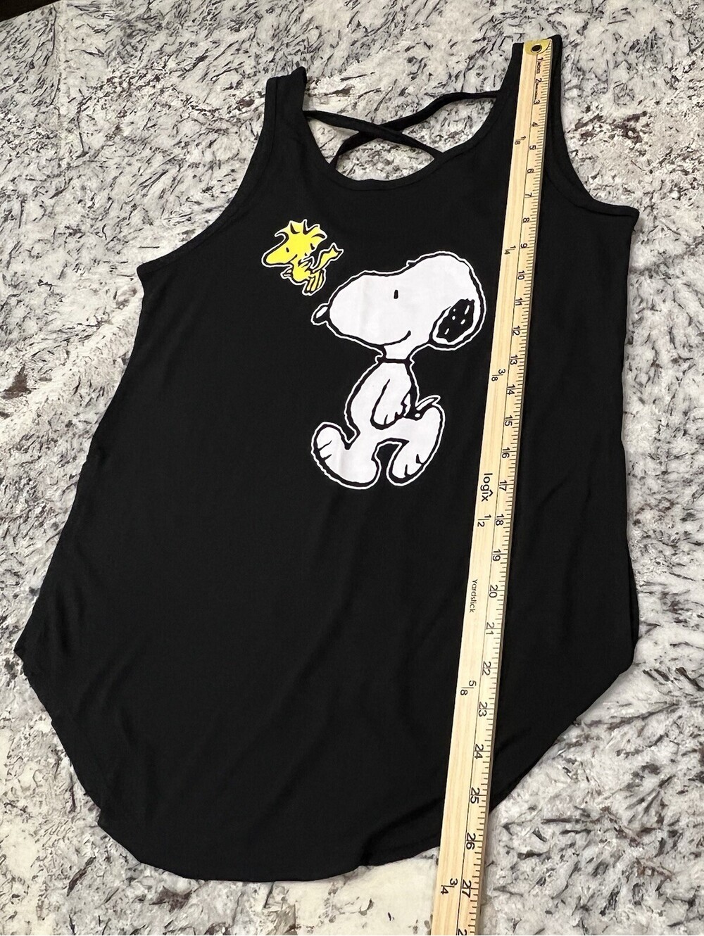 Peanuts SNOOPY & WOODSTOCK 2018 Tank Top LADIES SIZE M 7/9 - Picture 6 of 8